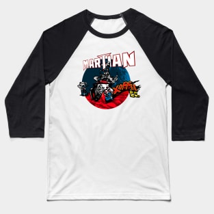 Martian Xoffee Co. (Red and Black) Baseball T-Shirt